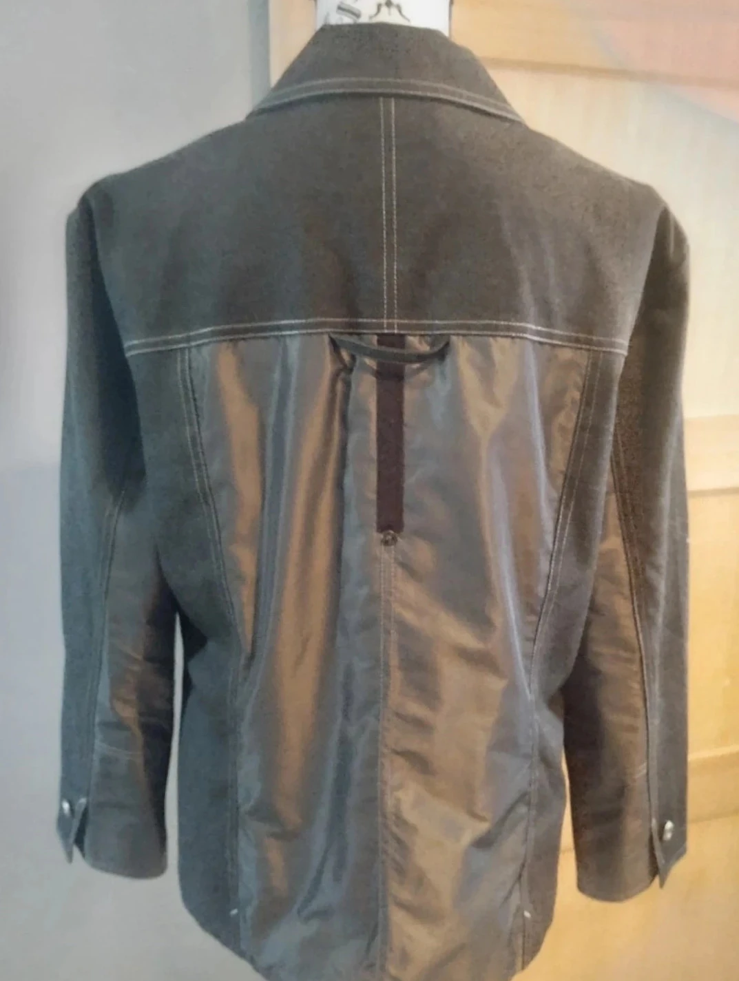 Veste preta de material duplo, Garella, T5 – photo 3